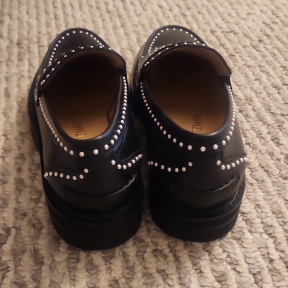 STUART WEITZMAN Loafers Studed Size 7.5 - Picture 4 of 7
